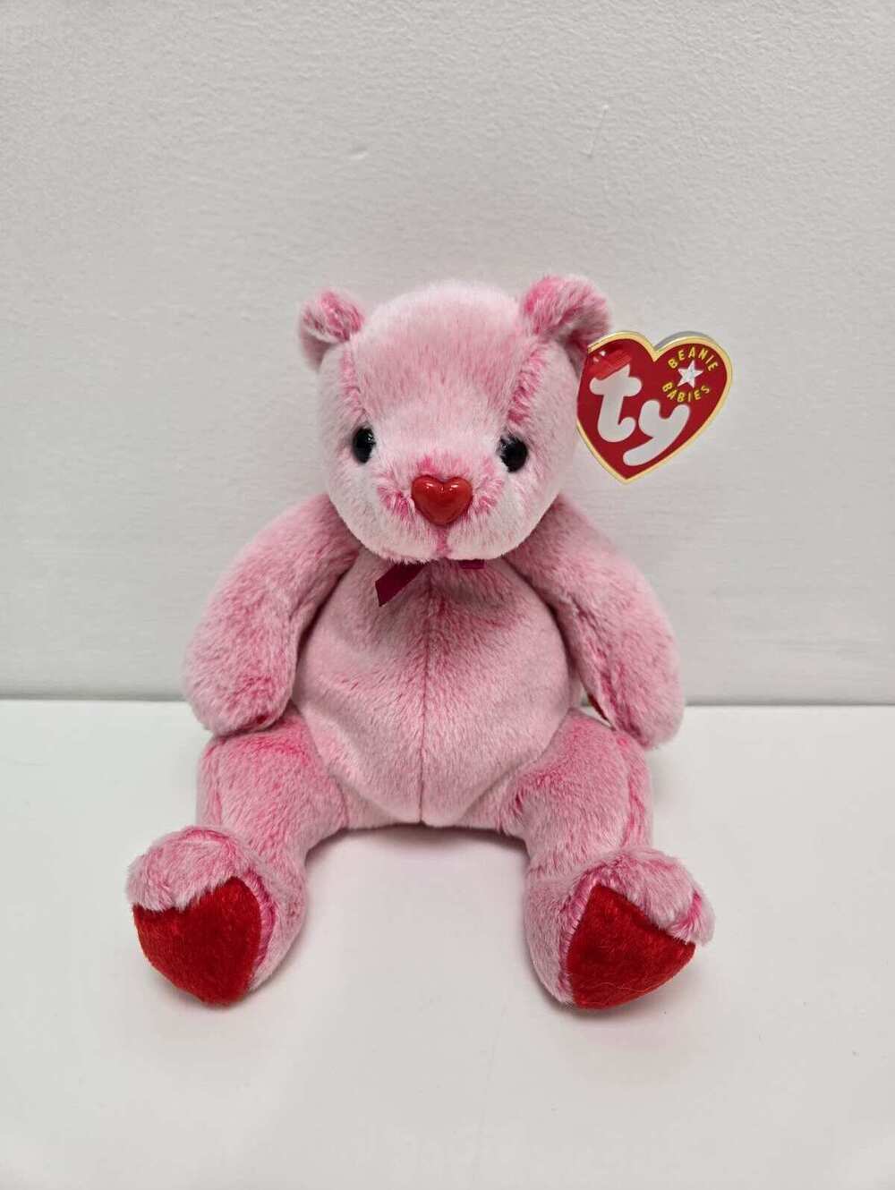 Ty Beanie Baby “Romance” the Pink Bear ( 7 Inch)